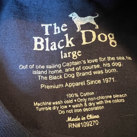 The Black Dog Shirts The Black Dog Store Classic Tee Shirt